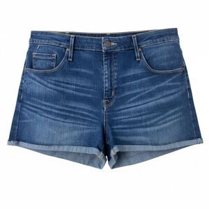MOSSIMO DENIM SUPER STRETCH HIGH RISE CASUAL CONCERT FESTIVAL DENIM SHORTS SZ.16